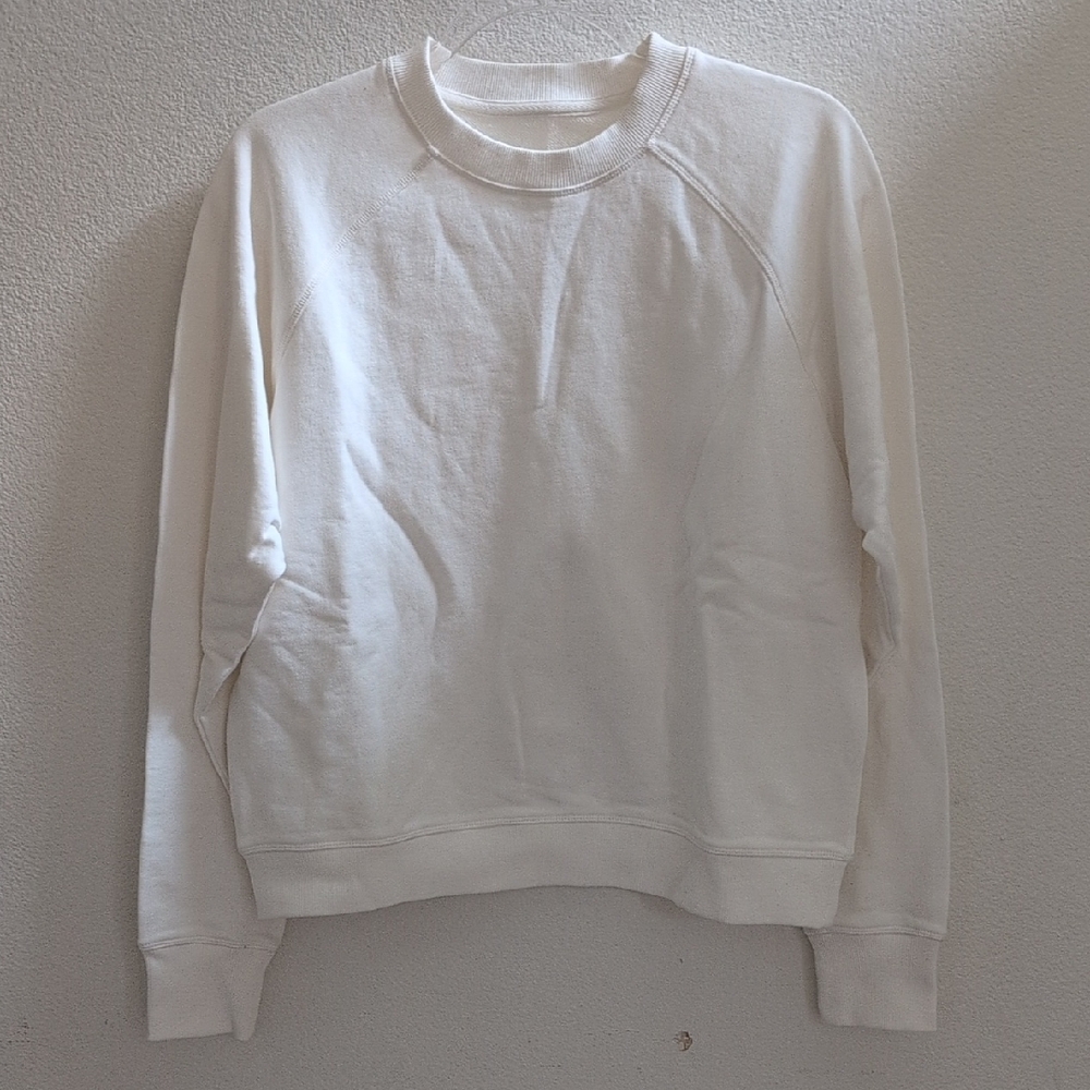 Classic Women's Crewneck Sweater - White